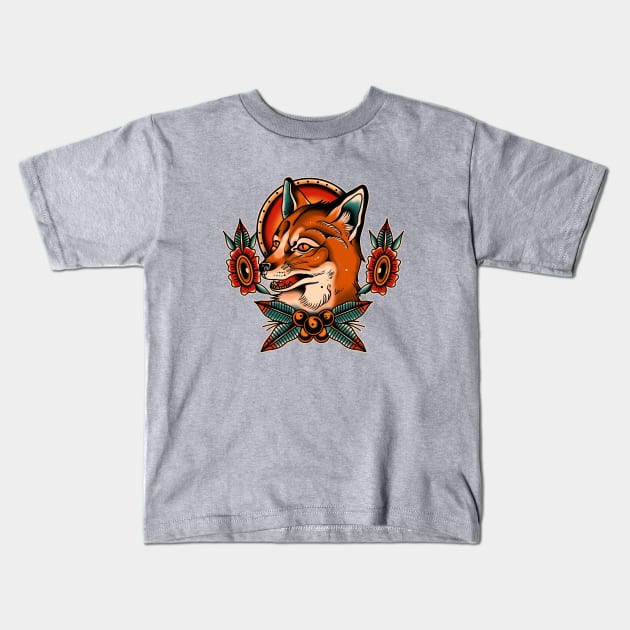 Wild Life Kids T-Shirt by InkSevastra